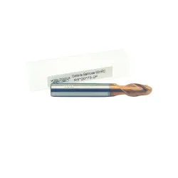 Frez węglikowy kulowy VHM Fi 10 R5 x 75mm 55HRC 2Z